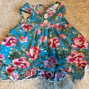 Sweet Honey Blue floral dress